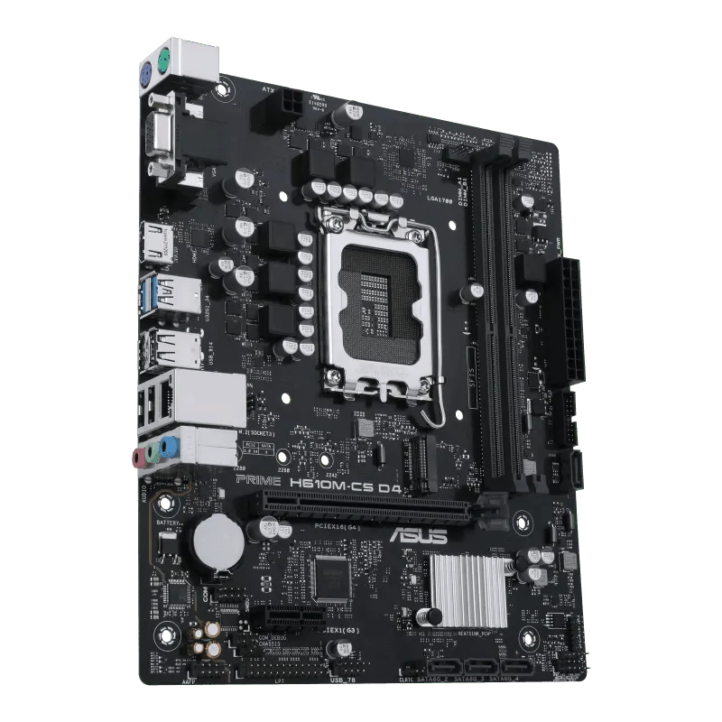 ASUS PRIME H610M - CS INTEL LGA1700 MOTHERBOARD - SWIFT PERIPHERALS1083157