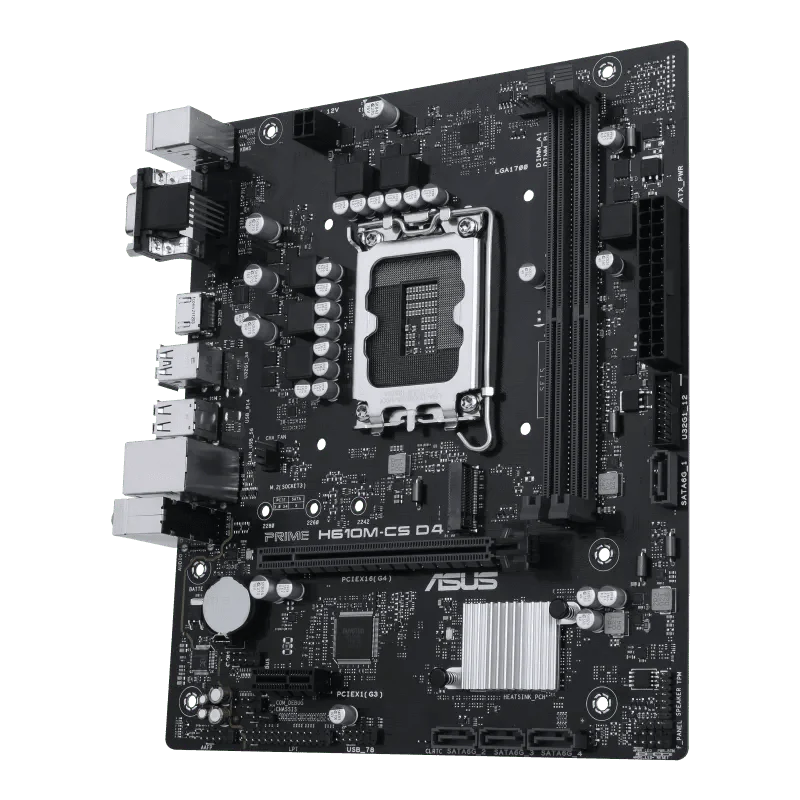 ASUS PRIME H610M - CS INTEL LGA1700 MOTHERBOARD - SWIFT PERIPHERALS1083157