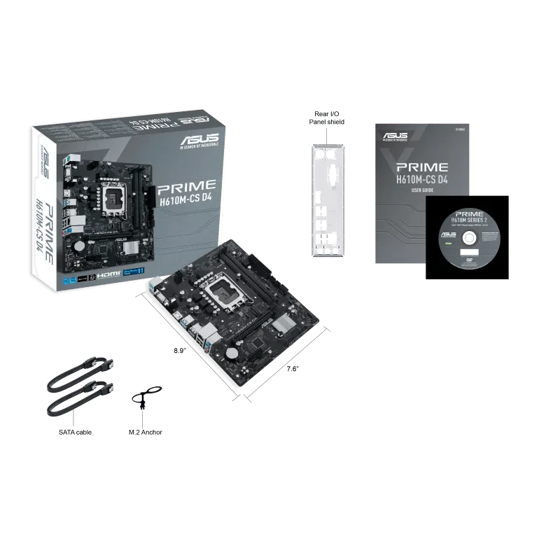 ASUS PRIME H610M - CS INTEL LGA1700 MOTHERBOARD - SWIFT PERIPHERALS1083157