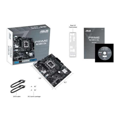 ASUS PRIME H610M - E INTEL LGA1700 MOTHERBOARD - SWIFT PERIPHERALS106732