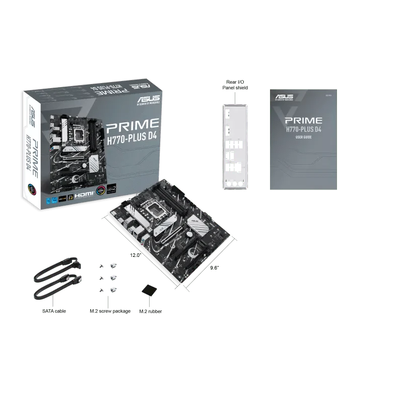 ASUS PRIME H770 PLUS DDR4 INTEL LGA1700 MOTHERBOARD - SWIFT PERIPHERALS1086208