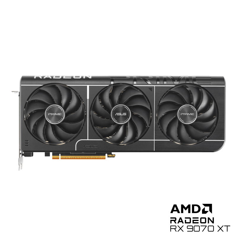 ASUS PRIME RADEON RX 9070 XT OC EDITION 16GB GDDR6 GRAPHICS CARD - SWIFT PERIPHERALS1092732