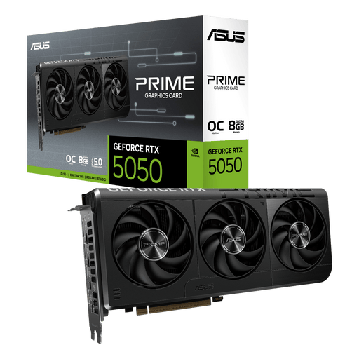 ASUS PRIME RTX 5050 8GB GDDR6 OC EDITION GRAPHICS CARD - SWIFT PERIPHERALSAsus5050-01