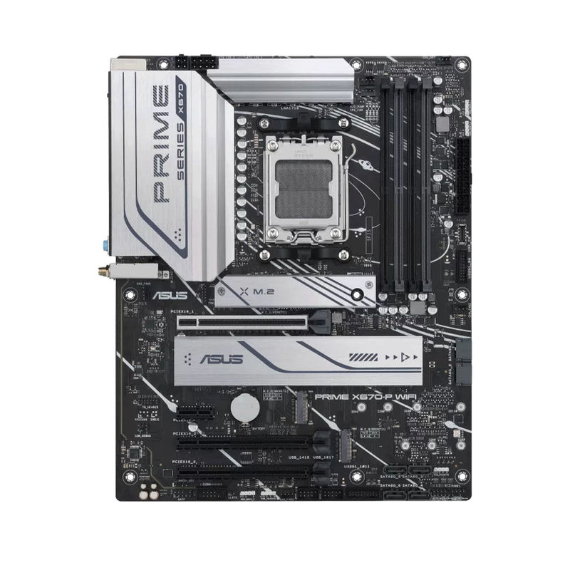 ASUS PRIME X670 - P WIFI CSM AMD Socket AM5 ATX Motherboard with DDR5 and PCIe 5.0 - SWIFT PERIPHERALS90MB1BL0-M0UAYC
