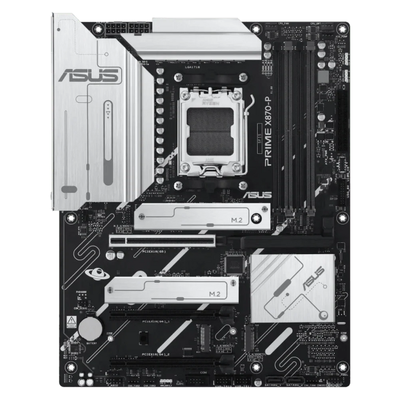 ASUS PRIME X870 - P AMD AM5 DDR5 ATX Motherboard - SWIFT PERIPHERALSPRIME-X870-P
