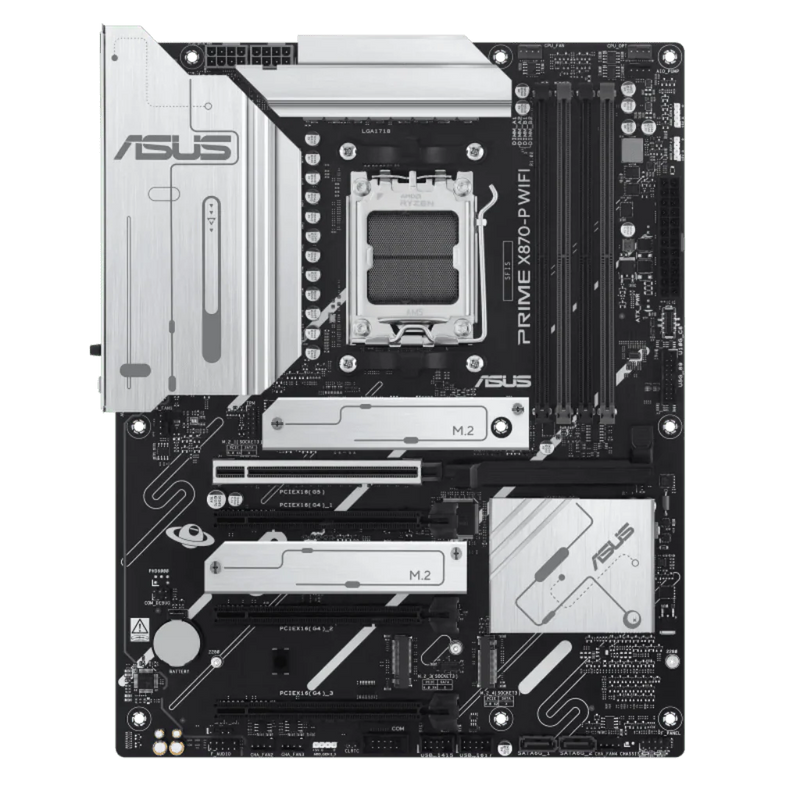 ASUS PRIME X870 - P WIFI AMD AM5 DDR5 ATX Motherboard - SWIFT PERIPHERALSPRIME-X870-P-WIFI