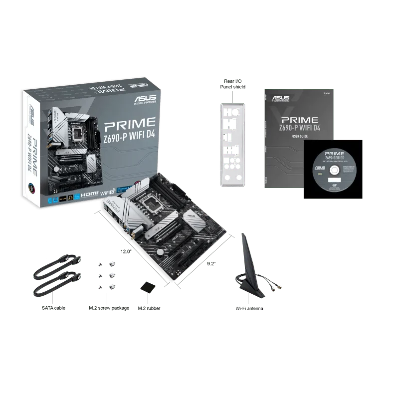 ASUS PRIME Z690 - P WIFI INTEL LGA1700 MOTHERBOARD - SWIFT PERIPHERALS106738