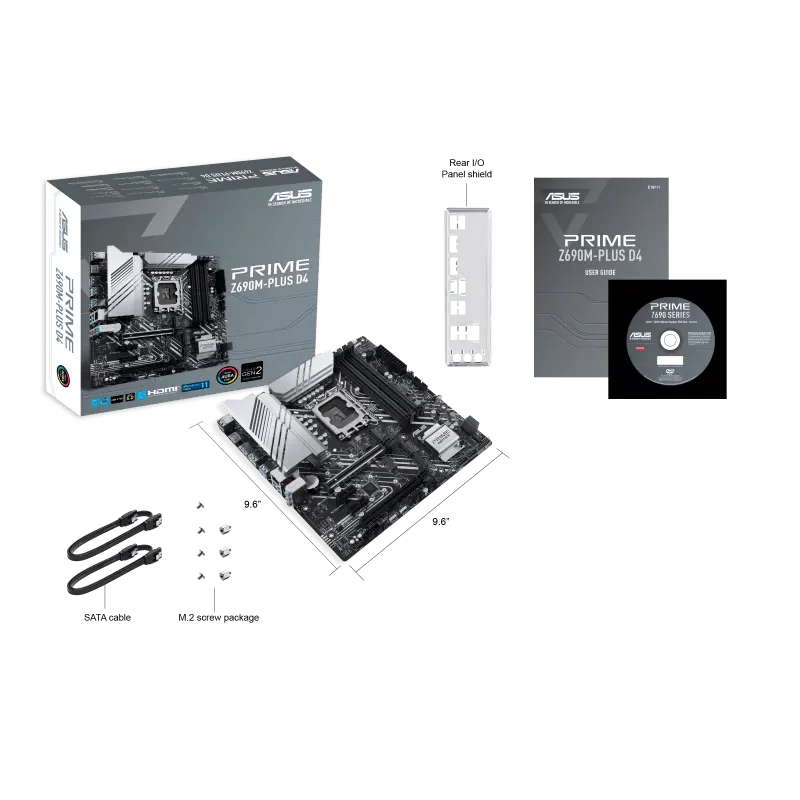 ASUS PRIME Z690M PLUS DDR4 INTEL LGA1700 MOTHERBOARD - SWIFT PERIPHERALS106736