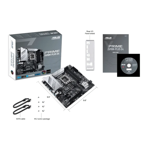 ASUS PRIME Z690M PLUS DDR4 INTEL LGA1700 MOTHERBOARD - SWIFT PERIPHERALS106736