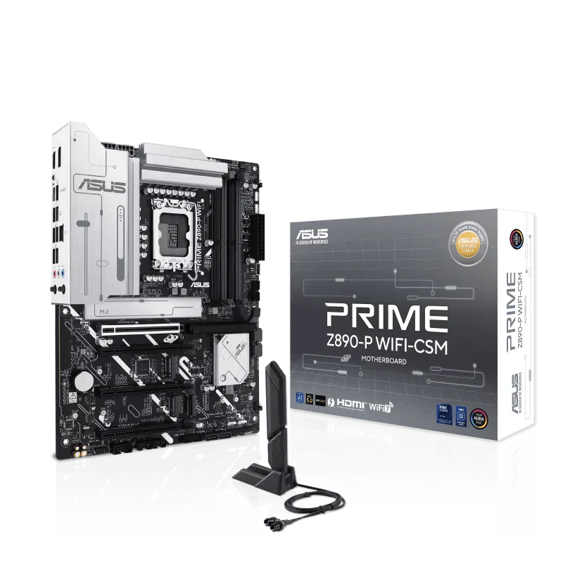 ASUS PRIME Z890 - P WIFI CSM DDR5 LGA1851 ATX MOTHERBOARD - SWIFT PERIPHERALS1091223