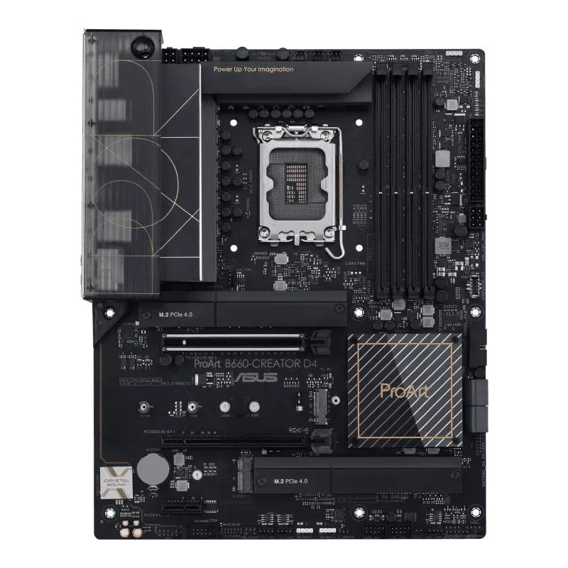 ASUS PRO B660 CREATOR DDR4 INTEL LGA1700 MOTHERBOARD - SWIFT PERIPHERALS107231