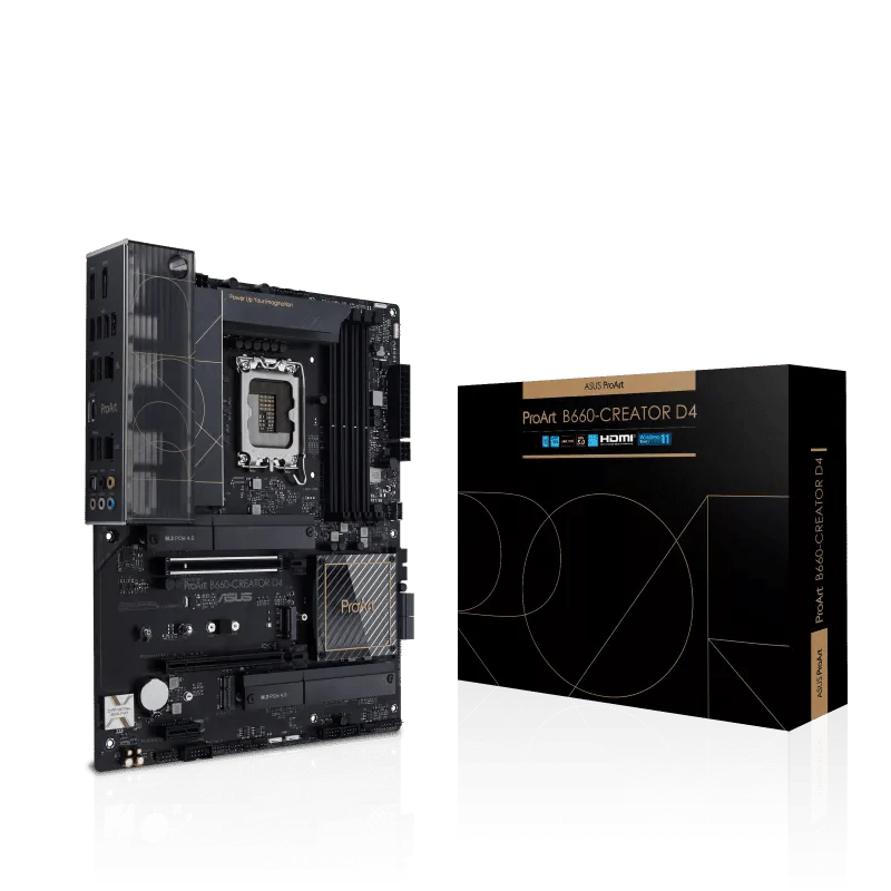 ASUS PRO B660 CREATOR DDR4 INTEL LGA1700 MOTHERBOARD - SWIFT PERIPHERALS107231