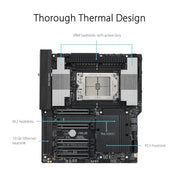 ASUS PRO WS TRX50 - SAGE WIFI AMD TRX50 Chipset sTR5 Socket DDR5 CEB Workstation Motherboard - SWIFT PERIPHERALSPRO-WS-TRX50-SAGE-WIFI