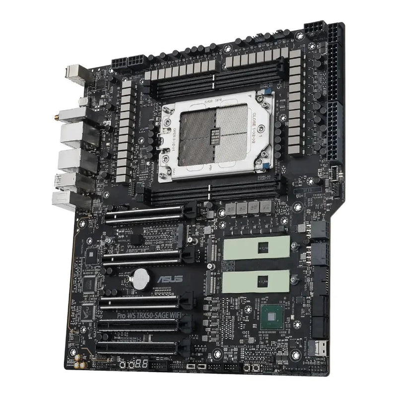 ASUS PRO WS TRX50 - SAGE WIFI AMD TRX50 Chipset sTR5 Socket DDR5 CEB Workstation Motherboard - SWIFT PERIPHERALSPRO-WS-TRX50-SAGE-WIFI