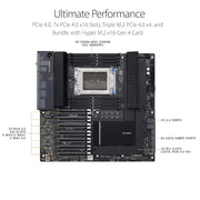 ASUS PRO WS WRX80E SAGE SE WIFI AMD WRX80 Chipset sWRX8 Socket DDR4 EEB Workstation Motherboard - SWIFT PERIPHERALSPRO-WS-WRX80E-SAGE-SE-WIFI