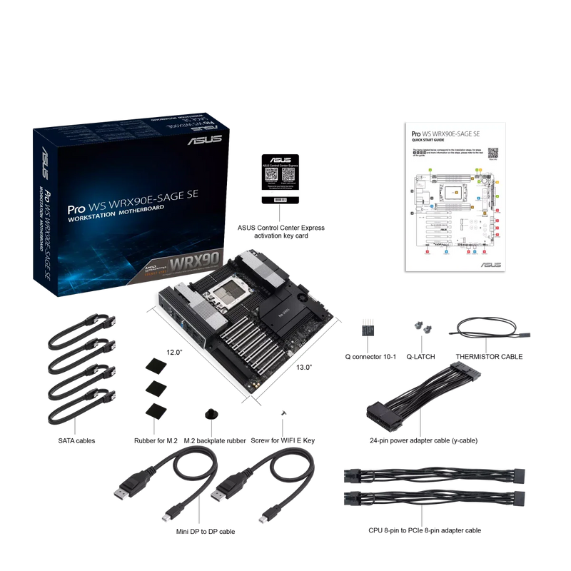 ASUS PRO WS WRX90E - SAGE SE MOTHERBOARD - SWIFT PERIPHERALS1088431