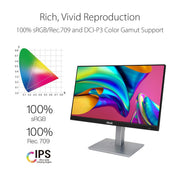 ASUS PROART DISPLAY PA247CV 23.8 INCH (60.45CM) FHD IPS MONITOR - SWIFT PERIPHERALS1094928