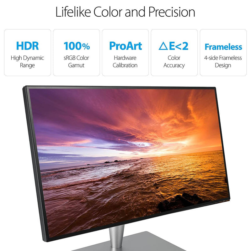 Asus ProArt PA27AC 27 - inch Monitor bundled with ROG STRIX Arion M.2 SSD RGB Enclosure - SWIFT PERIPHERALSPA27AC