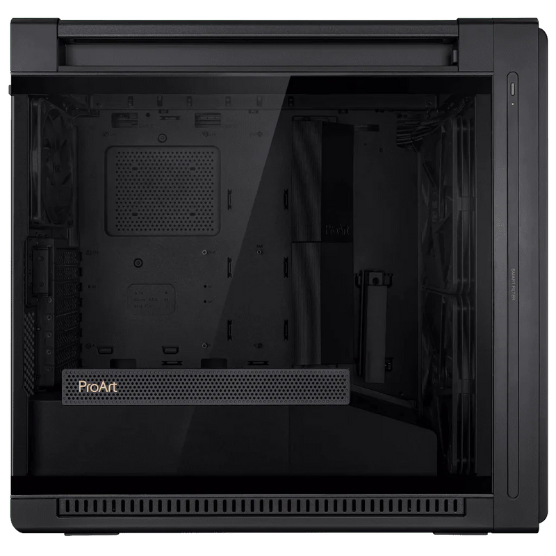 Asus ProArt PA602 (E - ATX) Mid Tower Cabinet - Black - SWIFT PERIPHERALSPROART-PA602-TG-BLACK