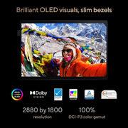 ASUS PROART PZ13,SNAPDRAGON X PLUS X1P 42 100 CREATOR/GAMING LAPTOP(QUALCOMM ADRENO IGPU/16GB RAM/1TB SSD/3K OLED TOUCH SCREEN/13.3 INCH/60HZ/WINDOWS 11/OFFICE 2021/NANO BLACK/0.59 KG) HT5306QA - LX002WS - SWIFT PERIPHERALS90NB1441-M002H0