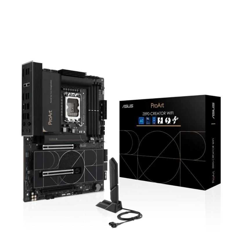 ASUS ProArt Z890 - CREATOR WIFI LGA1851 DDR5 ATX Motherboard - SWIFT PERIPHERALSProArt-Z890-CREATOR-WIFI