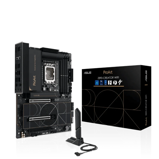 ASUS ProArt Z890 - CREATOR WIFI LGA1851 DDR5 ATX Motherboard - SWIFT PERIPHERALSProArt-Z890-CREATOR-WIFI