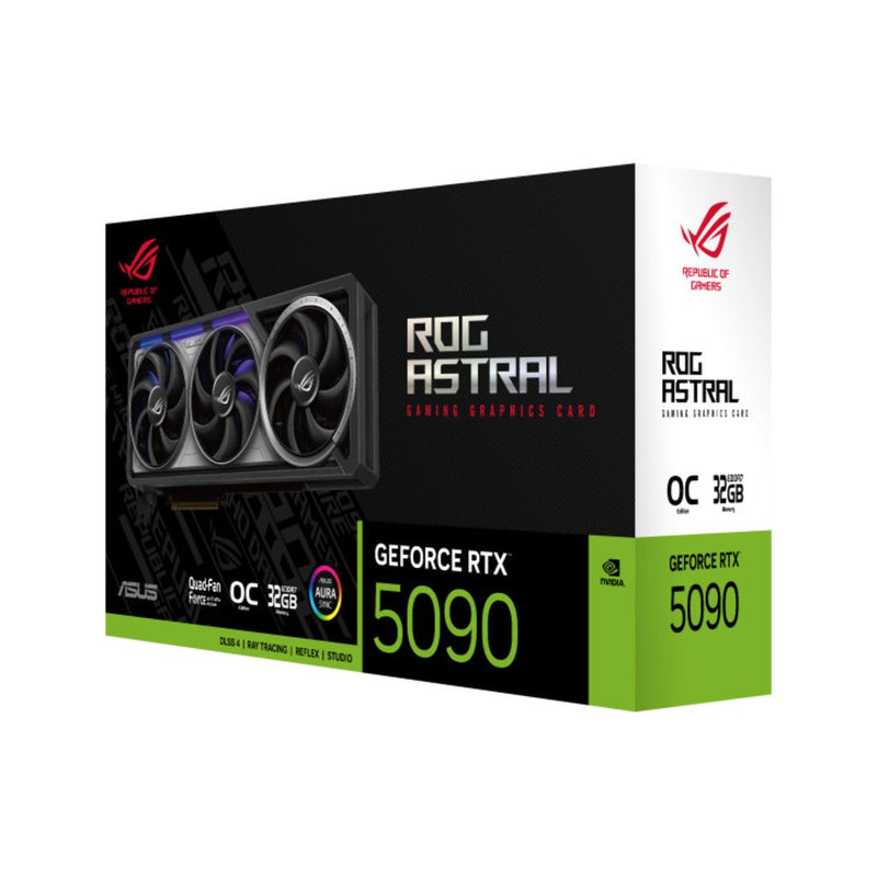 Asus ROG Astral GeForce RTX 5090 32GB GDDR7 OC Edition Triple Fan Graphics Card - SWIFT PERIPHERALSROG-ASTRAL-RTX5090-OC-32G-GAMING