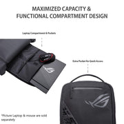 ASUS ROG BP1501G 15 - inch Laptop Gaming Backpack - SWIFT PERIPHERALS90XB04Z0-BBP020