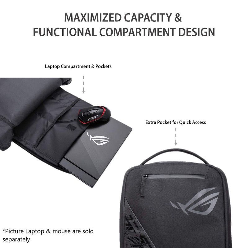 ASUS ROG BP1501G 17 - inch Laptop Gaming Backpack - SWIFT PERIPHERALS90XB04ZN-BBP010