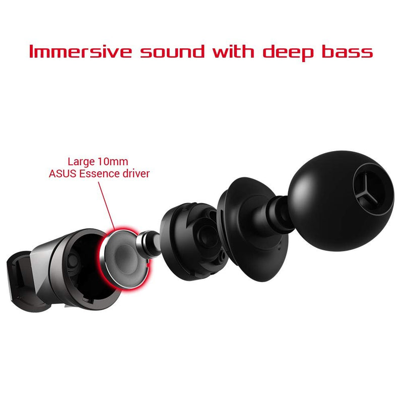 ASUS ROG Cetra In - Ear Wired USB - C Active Noise Cancelling Gaming Headphone with LED lighting - SWIFT PERIPHERALSROG-CETRA