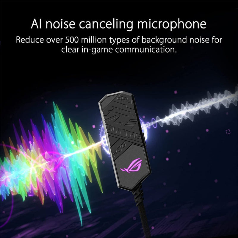 ASUS ROG Clavis USB - C to 3.5 mm Gaming DAC with AI Noise - Canceling Mic and MQA Rendering - SWIFT PERIPHERALS90YH02N0-B2UA00