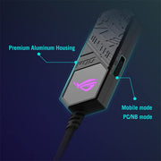 ASUS ROG Clavis USB - C to 3.5 mm Gaming DAC with AI Noise - Canceling Mic and MQA Rendering - SWIFT PERIPHERALS90YH02N0-B2UA00