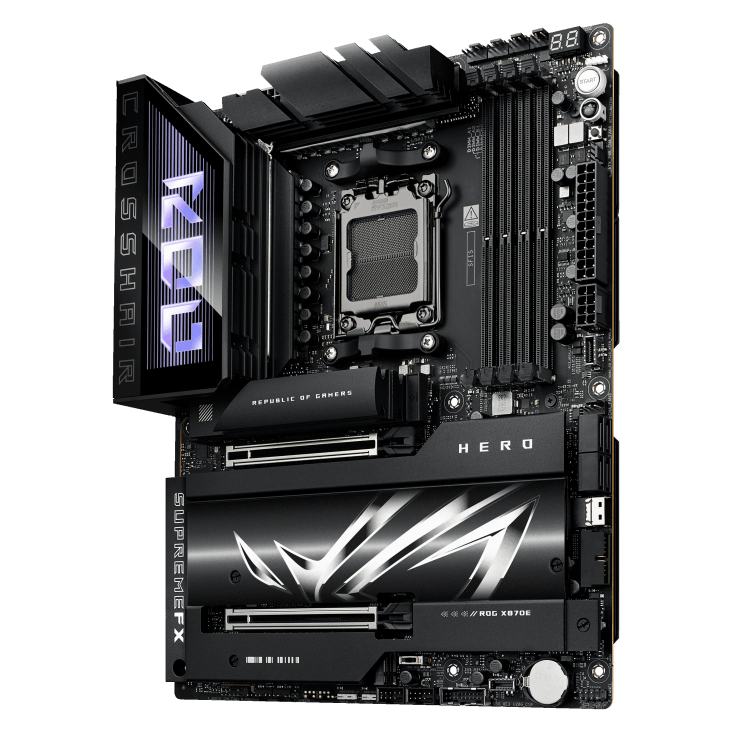 ASUS ROG CROSSHAIR X870E HERO MOTHERBOARD - SWIFT PERIPHERALS1090583