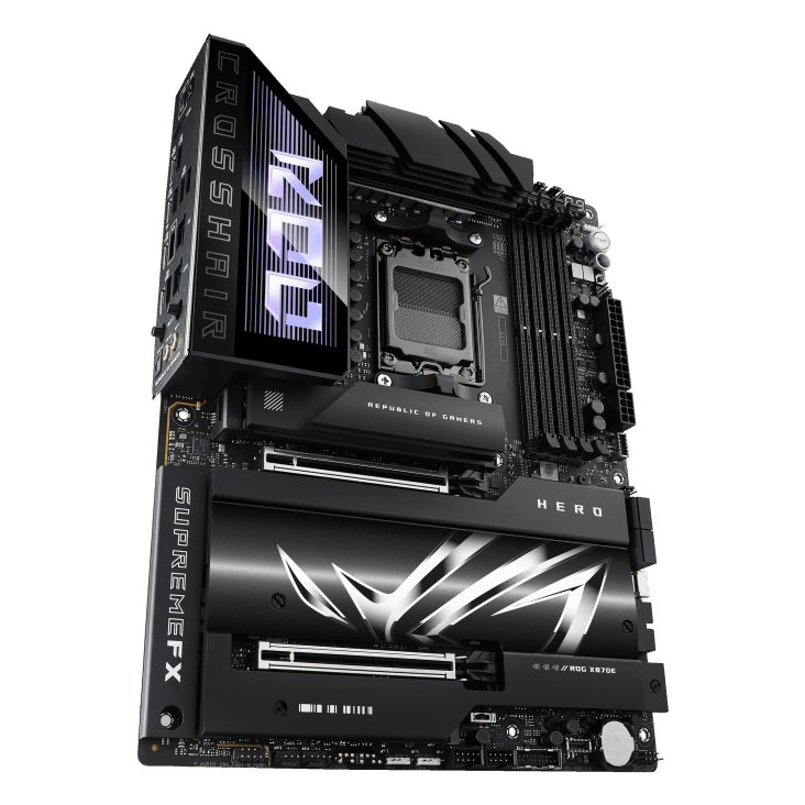 ASUS ROG CROSSHAIR X870E HERO MOTHERBOARD - SWIFT PERIPHERALS1090583