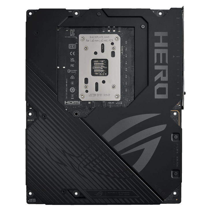 ASUS ROG CROSSHAIR X870E HERO MOTHERBOARD - SWIFT PERIPHERALS1090583