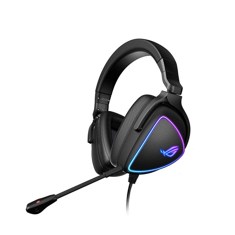 ASUS ROG Delta S Wired Over - Ear RGB Gaming Headset with AI Noise Cancelling Microphone and Volume Control - SWIFT PERIPHERALSDelta-S