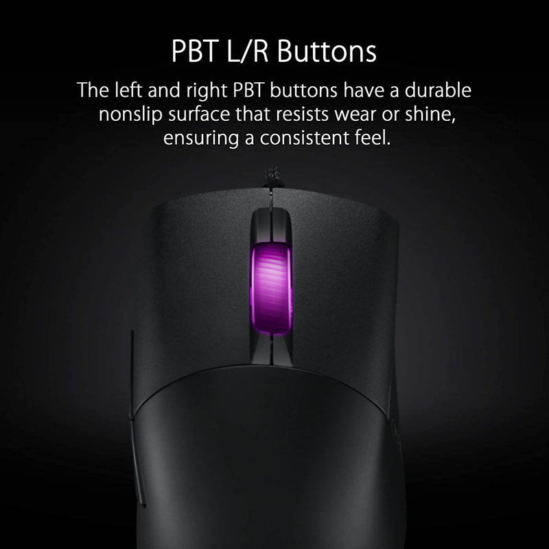 ASUS ROG Keris Wired Optical Gaming Mouse with 16000 DPI 7 Programmable Button and Aura Sync RGB - SWIFT PERIPHERALSROG-KERIS
