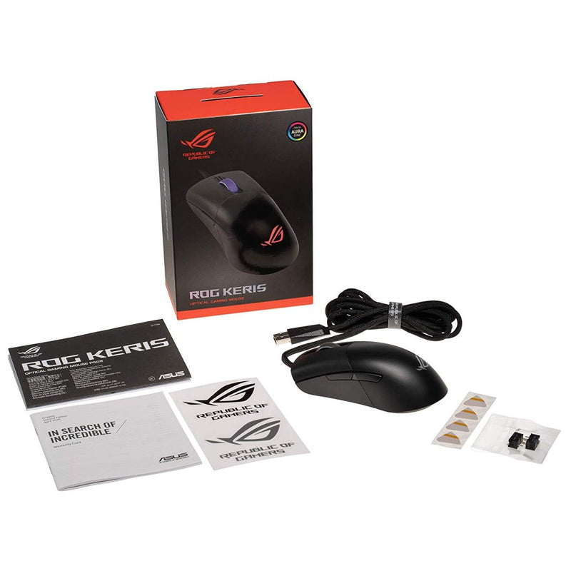 ASUS ROG Keris Wired Optical Gaming Mouse with 16000 DPI 7 Programmable Button and Aura Sync RGB - SWIFT PERIPHERALSROG-KERIS