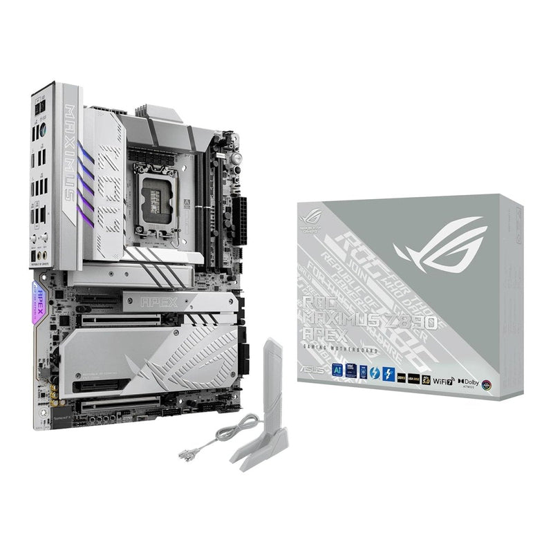 ASUS ROG MAXIMUS Z890 APEX INTEL Z890 LGA 1851 ATX MOTHERBOARD - SWIFT PERIPHERALS1093173
