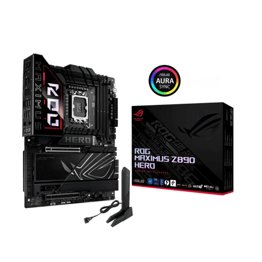 ASUS ROG MAXIMUS Z890 HERO WIFI LGA1851 DDR5 ATX Motherboard - SWIFT PERIPHERALSROG-MAXIMUS-Z890-HERO