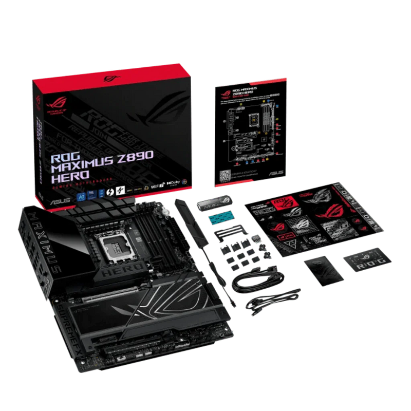 ASUS ROG MAXIMUS Z890 HERO WIFI LGA1851 DDR5 ATX Motherboard - SWIFT PERIPHERALSROG-MAXIMUS-Z890-HERO