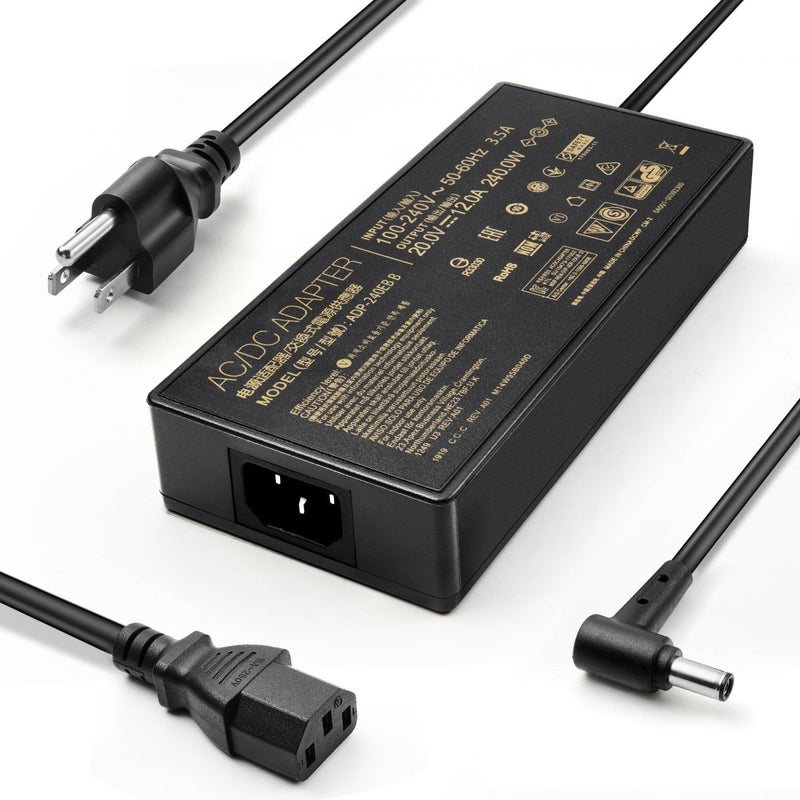 ASUS ROG Original OEM 240W 20V 12A 6.0mm Pin Laptop Charger Adapter - SWIFT PERIPHERALS90XB06MN-MPW070-OEM