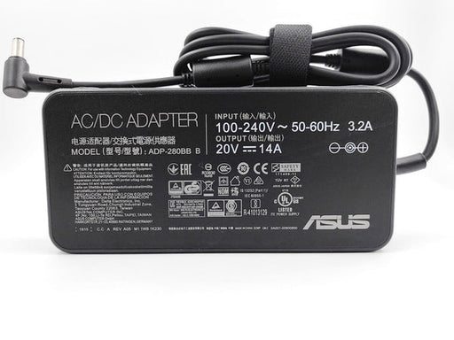 ASUS ROG Original OEM 280W 6.0mm x 3.7mm 20.0V 14.0A Laptop Charger Adapter - SWIFT PERIPHERALS90XB08MN-MPW090-OEM