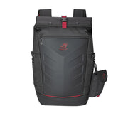 Asus ROG Ranger 17 - inch Roll Top Laptop Backpack with Removable Side Pocket and Built - in Rain Cover - SWIFT PERIPHERALS90XB0310-BBP010