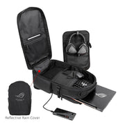 Asus ROG Ranger BP3703G RGB Modular Backpack for 17 - inch Laptop with Water - Repellent Material - SWIFT PERIPHERALS90XB05X0-BBP010