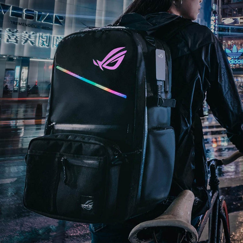 Asus ROG Ranger BP3703G RGB Modular Backpack for 17 - inch Laptop with Water - Repellent Material - SWIFT PERIPHERALS90XB05X0-BBP010