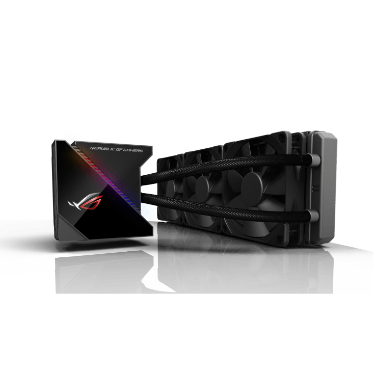 ASUS ROG RYUJIN 360 AURA SYNC RGB ALL IN ONE 360MM CPU LIQUID COOLER WITH OLED DISPLAY - SWIFT PERIPHERALSCooler-012