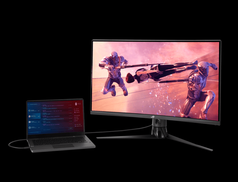 ASUS ROG STRIX 32 INCH XG32VC QHD 1MS 144HZ CURVED MONITOR - SWIFT PERIPHERALS104495