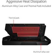 ASUS ROG STRIX Arion M.2 NVMe PCIe SSD RGB Enclosure with USB - C and Aura Sync - SWIFT PERIPHERALSESD-S1C
