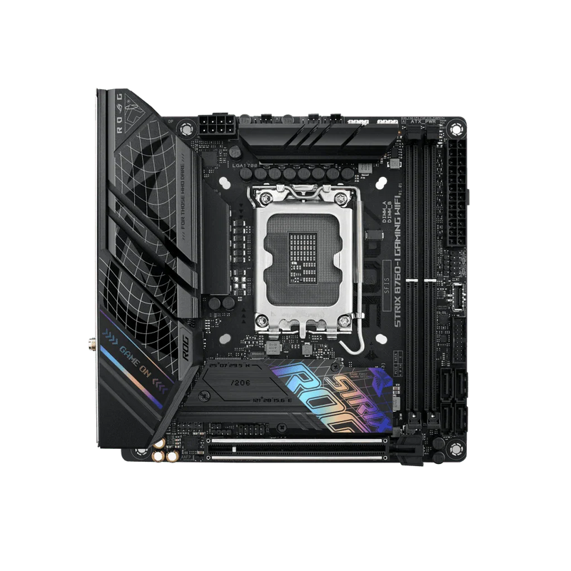ASUS ROG STRIX B760 - I GAMING WIFI LGA 1700 Mini - ITX DDR5 Motherboard - SWIFT PERIPHERALS90MB1D10-M0EAY0